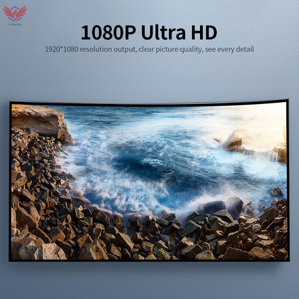 Adapter Chuyển Đổi Từ Cổng Usb Sang Vga 1080p Ultra Hd Usb3.0 Cho Tv / Màn Hình Máy Chiếu / Máy Chiếu