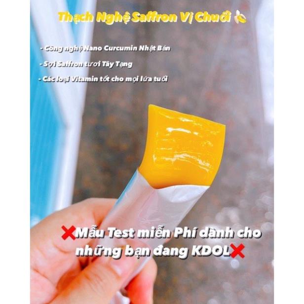 Thạch Nghệ Saffron Vị Chuối 247, Giảm Cân, Đẹp Da, Tốt Cho Sức Khỏe
