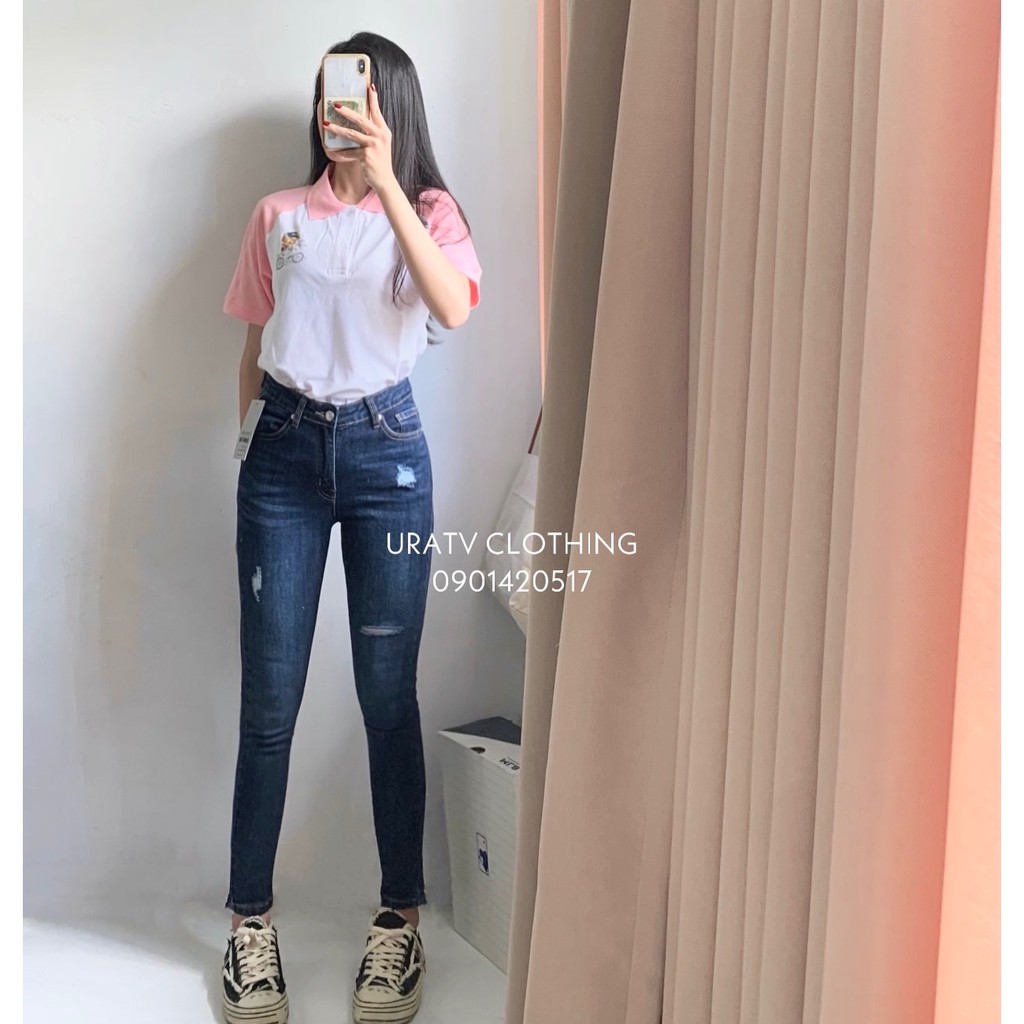 [FREESHIP - ẢNH CHÍNH CHỦ] Quần skinny 9 tấc RÁCH 2 điểm T0PSH0P | BigBuy360 - bigbuy360.vn