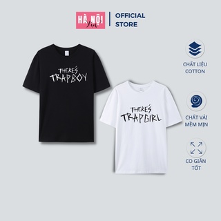 Áo thun, áo phông nam nữ form rộng in logo chất vải cotton mềm mịn top xu hướng