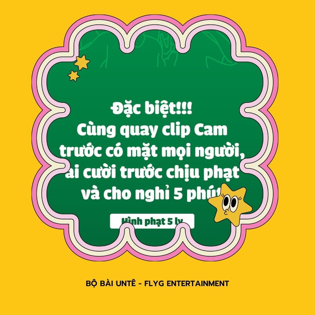 Bộ bài drinking game UNTE cho các cặp đôi hội nhóm đi chơi  gồm 60 lá