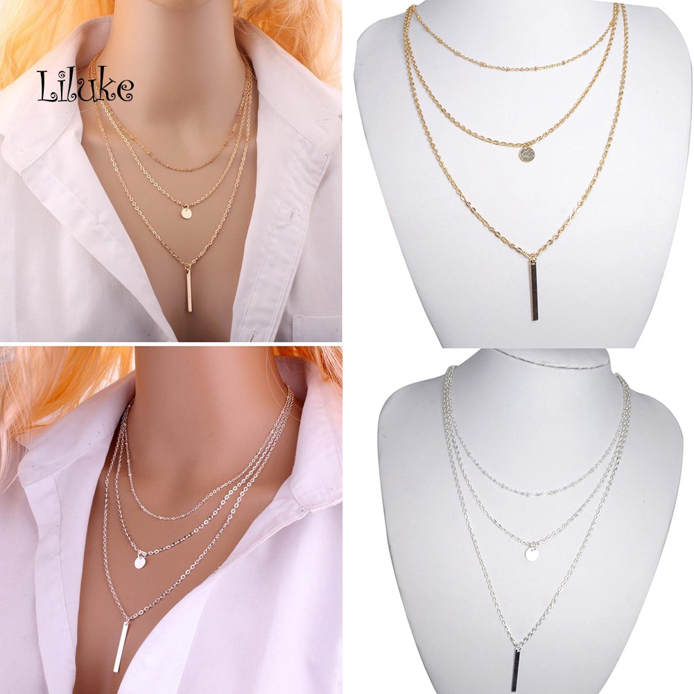 Vòng Cổ Choker Nhiều Lớp Thời Trang Cá Tính Cho Nữ