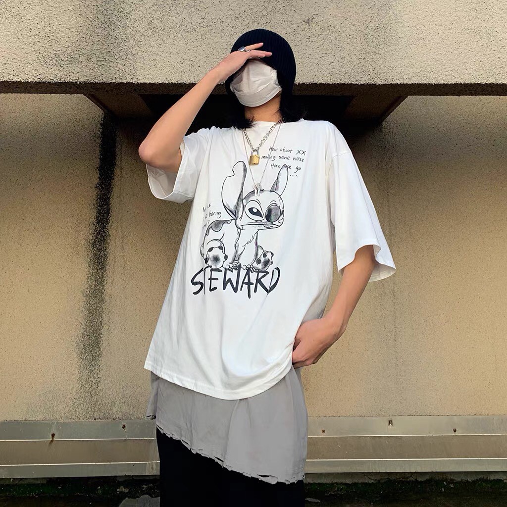 [Mã WASKT410K giảm 10K đơn 50K] Áo thun tay lỡ unisex form rộng STEWARD phông nam nữ phong cách ulzzang Wind | BigBuy360 - bigbuy360.vn