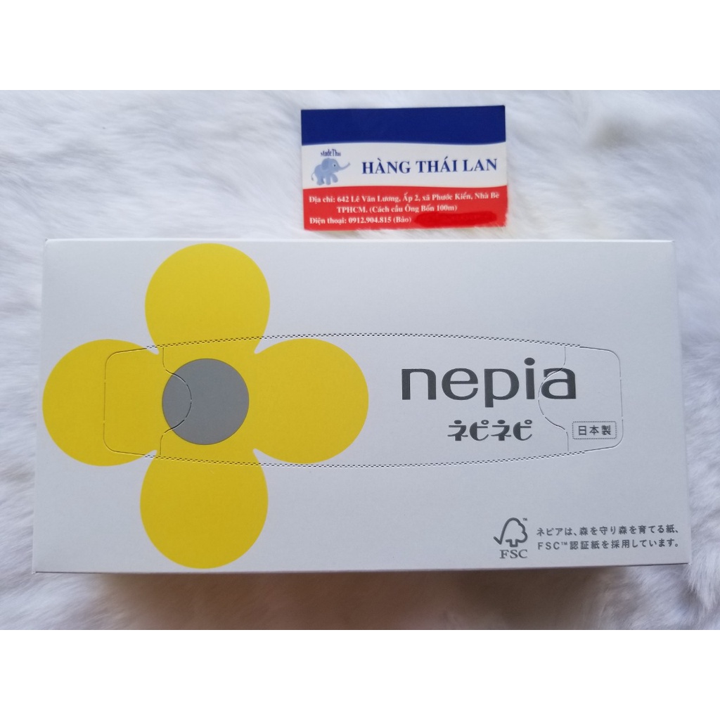 Set 5 Hộp Giấy Ăn Nepia Cao Cấp Nội Địa Nhật- Hộp khăn giấy Nhật Bản