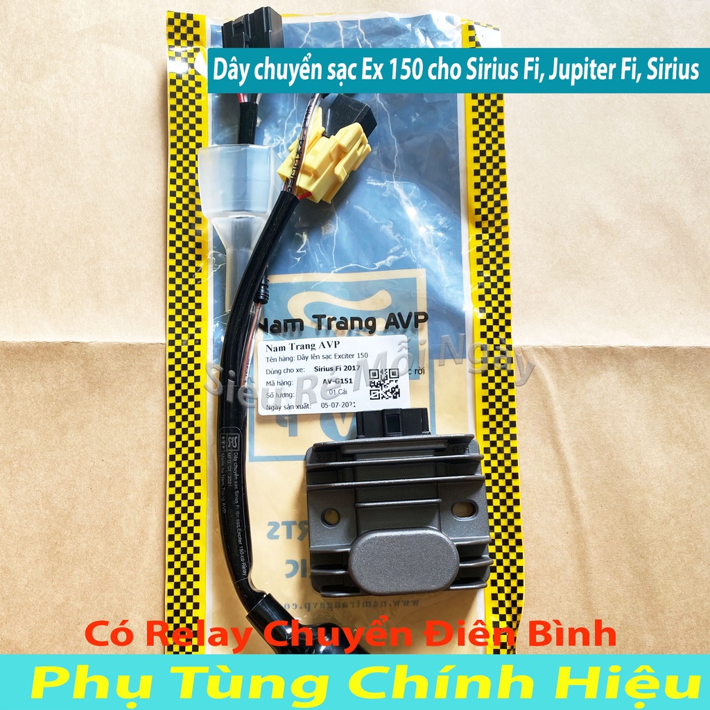 COMBO BỘ DÂY CHUYỂN SẠC EXCITER 150 CHO SIRIUS FI, JUPITER FI