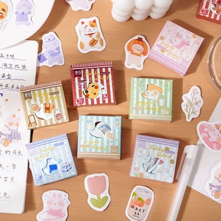 Hộp 45 hình dán sticker trang trí sổ, DIY