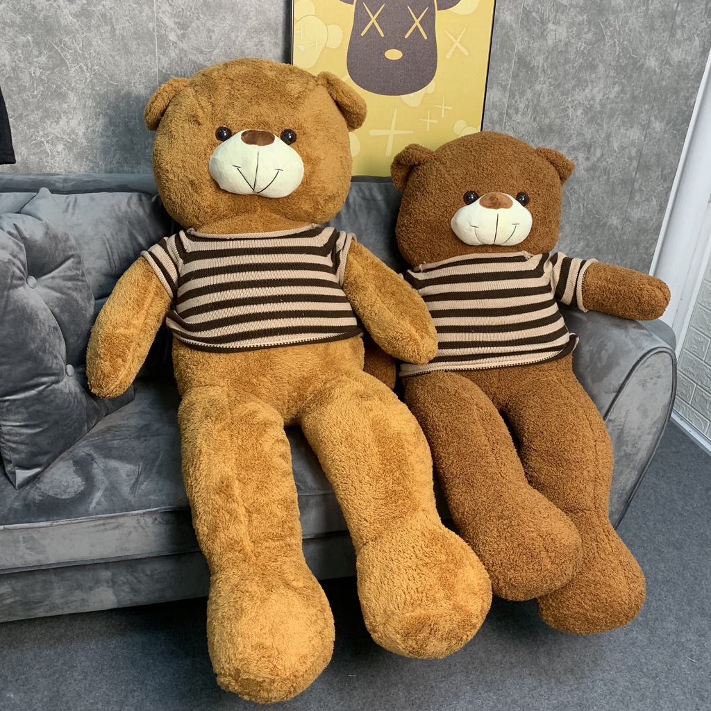 ( 1m1 - 1m3 ) Gấu Bông Lông Xù Teddy Head Tales Siêu To Khổng Lồ - Babi mama - G70