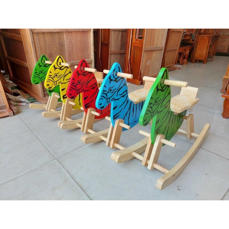 Ngựa bập bênh gỗ hàng IQ Toys chính hãng có video lắp ráp