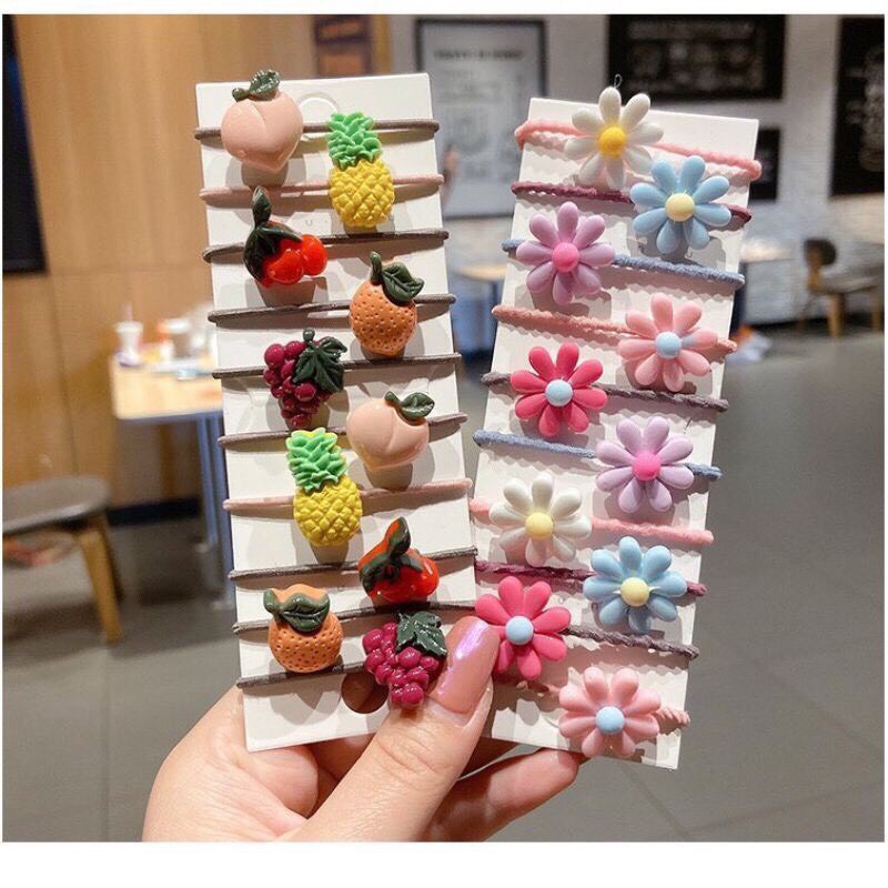 Dây Buộc Tóc Cho Bé Gái Hoạt Hình Dễ Thương Ngộ Ngĩnh Cute