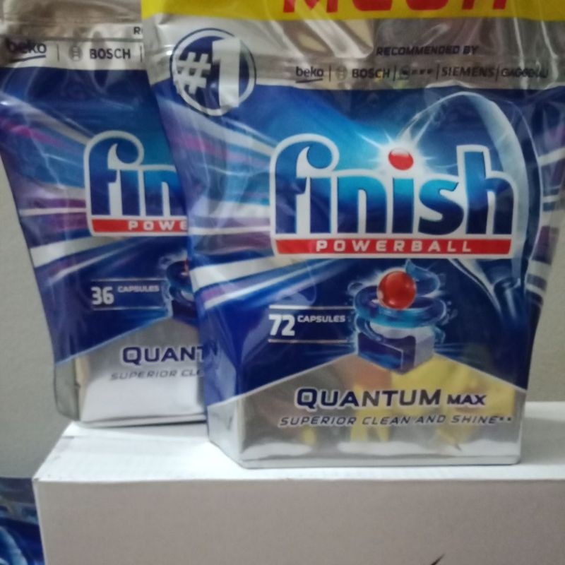 108 viên rửa ché bát Finish Quantum cao cấp chuyên dùng cho máy ( Châu Âu)