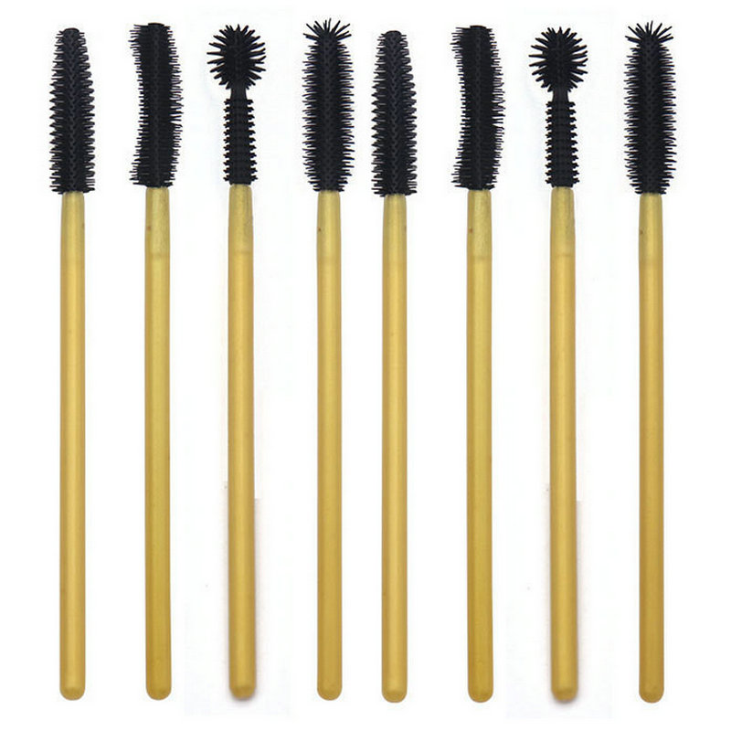 Cọ Chuốt Mascara / Chuốt Mi Sử Dụng Một Lần Bằng Silicon Nhiều Kiểu Dáng Màu Sắc Tùy Chọn
