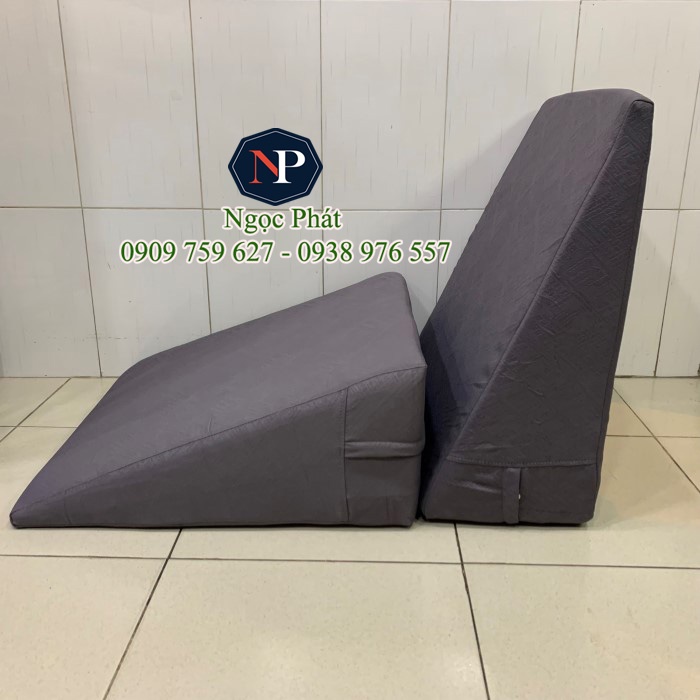 Gối Nệm Chống Trào Ngược Dạ Dày Ở Người Lớn HARU 60x60x26cm, Giảm Ợ Nóng, Buồn Nôn, Khó Thở, Dễ Ngủ Về Đêm