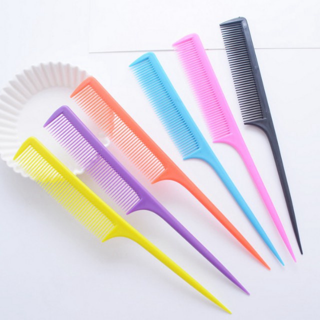 Lược Chải Tóc Bằng Nhựa Tự Nhiên, Lược Mini Bỏ Túi Răng Thưa Chống Tĩnh Điện Gỡ Rối