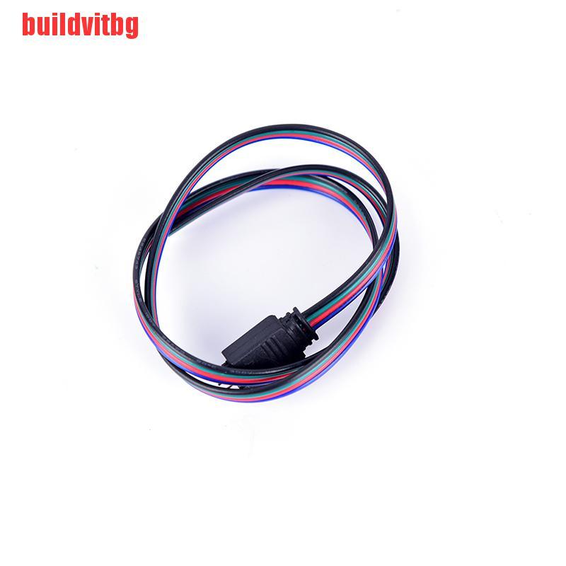 1 Dây Cáp Nối Đầu Đực 50cm 4pin Màu Đỏ Cho Dây Đèn Led Rgb 3528 5050