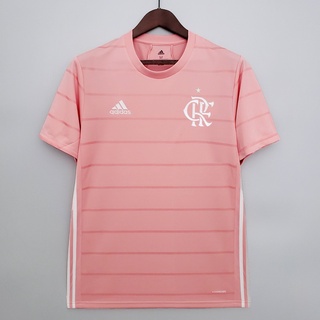 Áo Thun Bóng Đá Màu Hồng Tháng 21-22