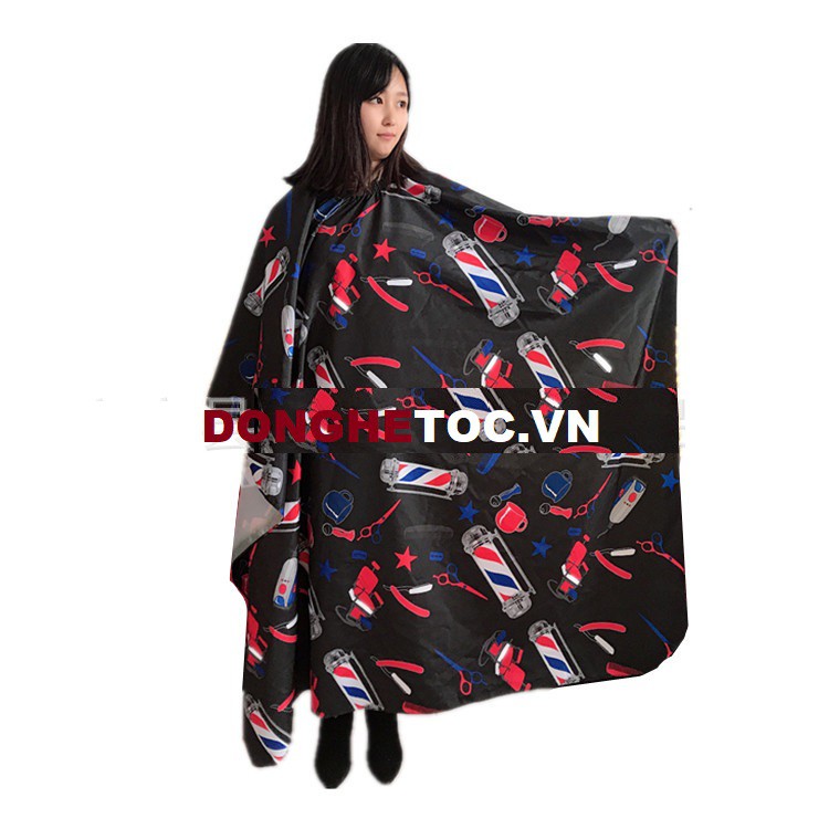 Áo choàng cắt tóc barber