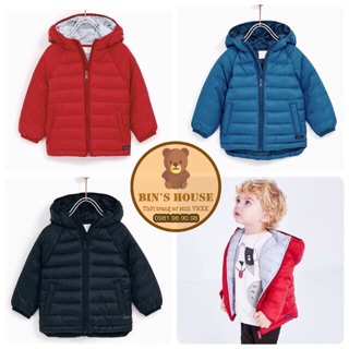 Áo phao Zara siêu nhẹ sz 9m-4y