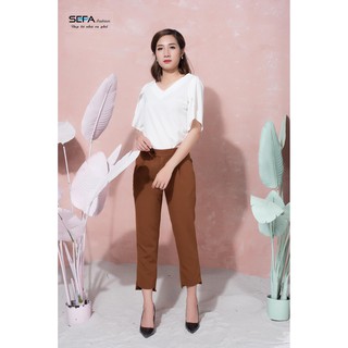 Quần âu công sở xẻ gấu SEFA - MKQD85B