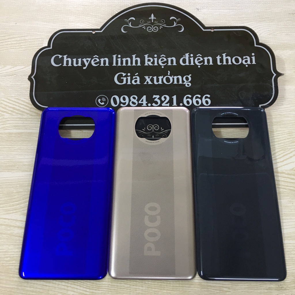 Nắp Lưng Xiaomi Poco X3 - nhập khẩu
