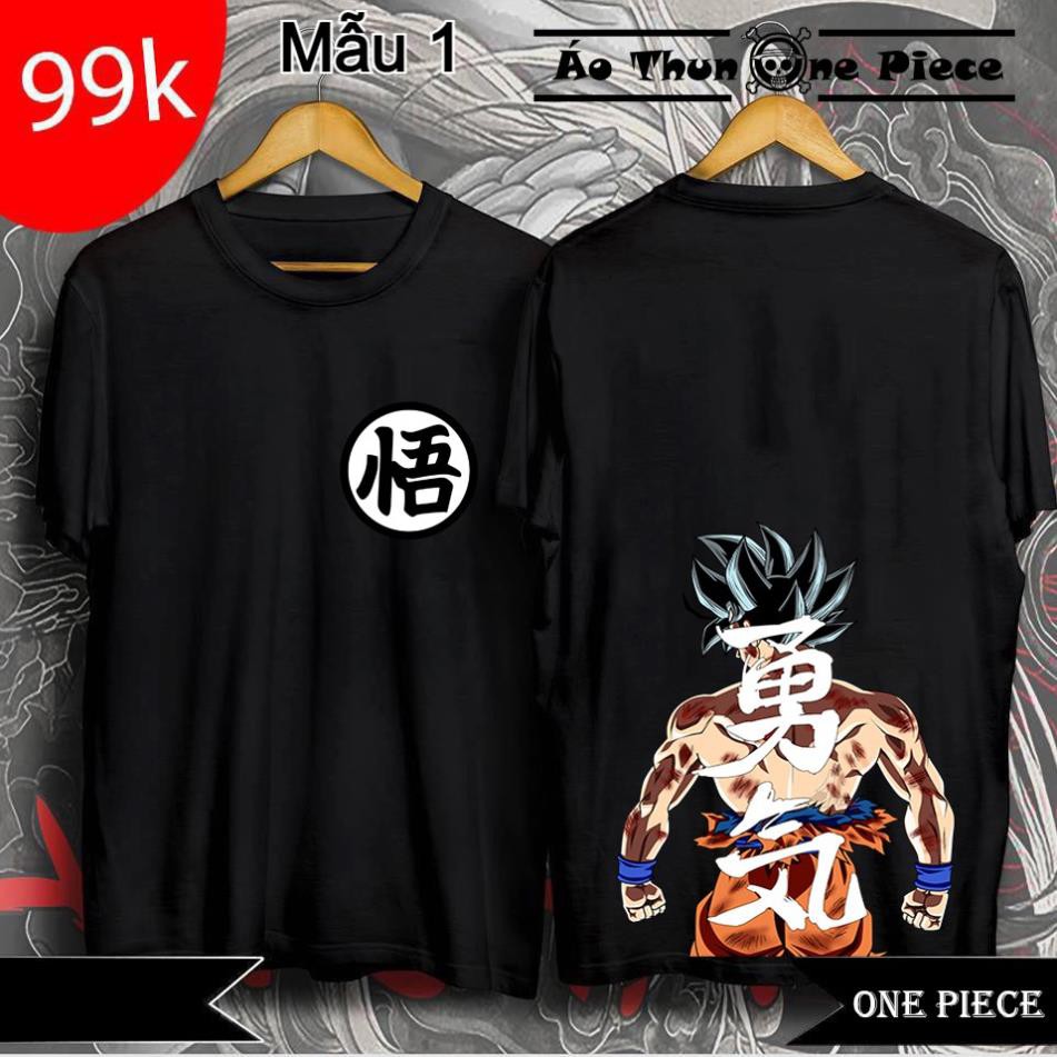 ⚡️SALE⚡️Áo Thun In Hình Dragon Ball - Son GoKu "Bảy Viên Ngọc Rồng" Áo Đen 2 Mặt Cực Ngầu [Nhiều Mẫu] - Áo Thun Mang