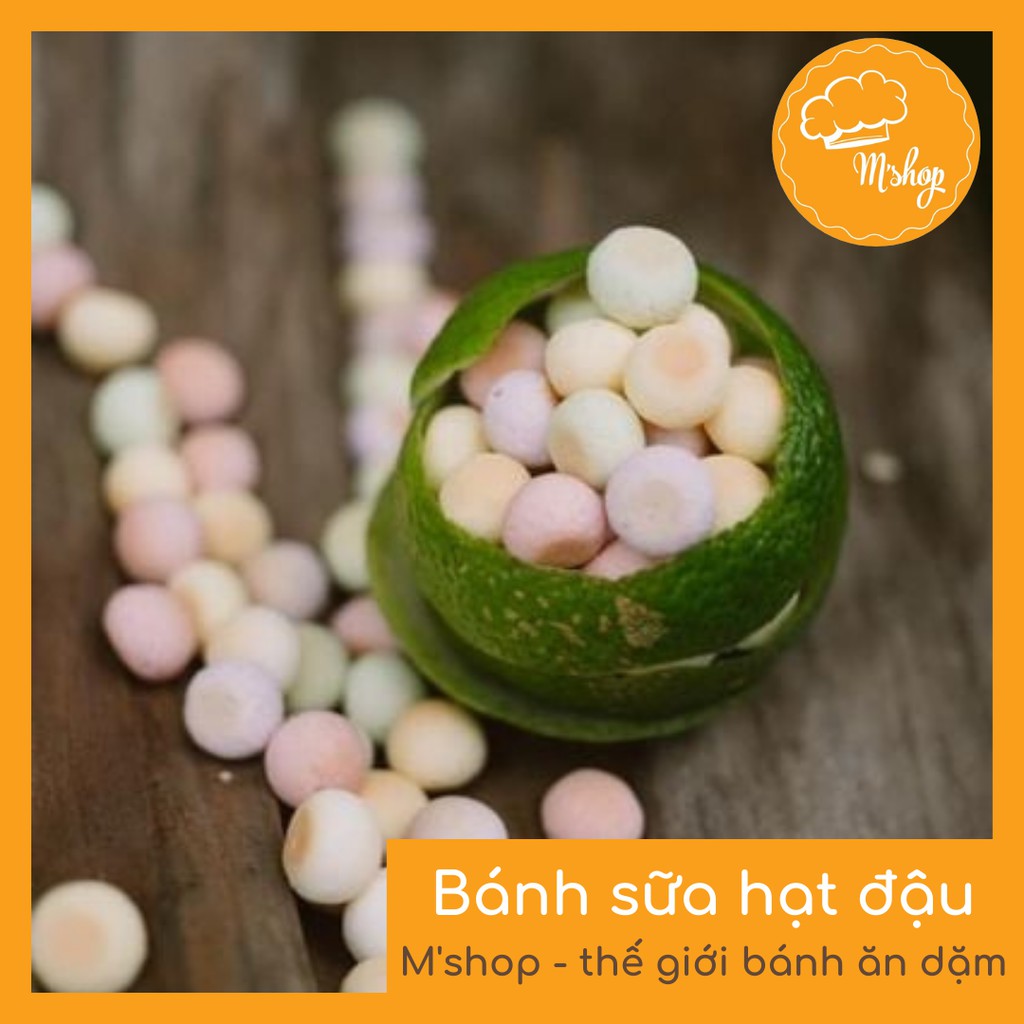 Bánh ăn dặm hạt đậu vị sữa dành cho bé 5 tháng trở lên - 160gram