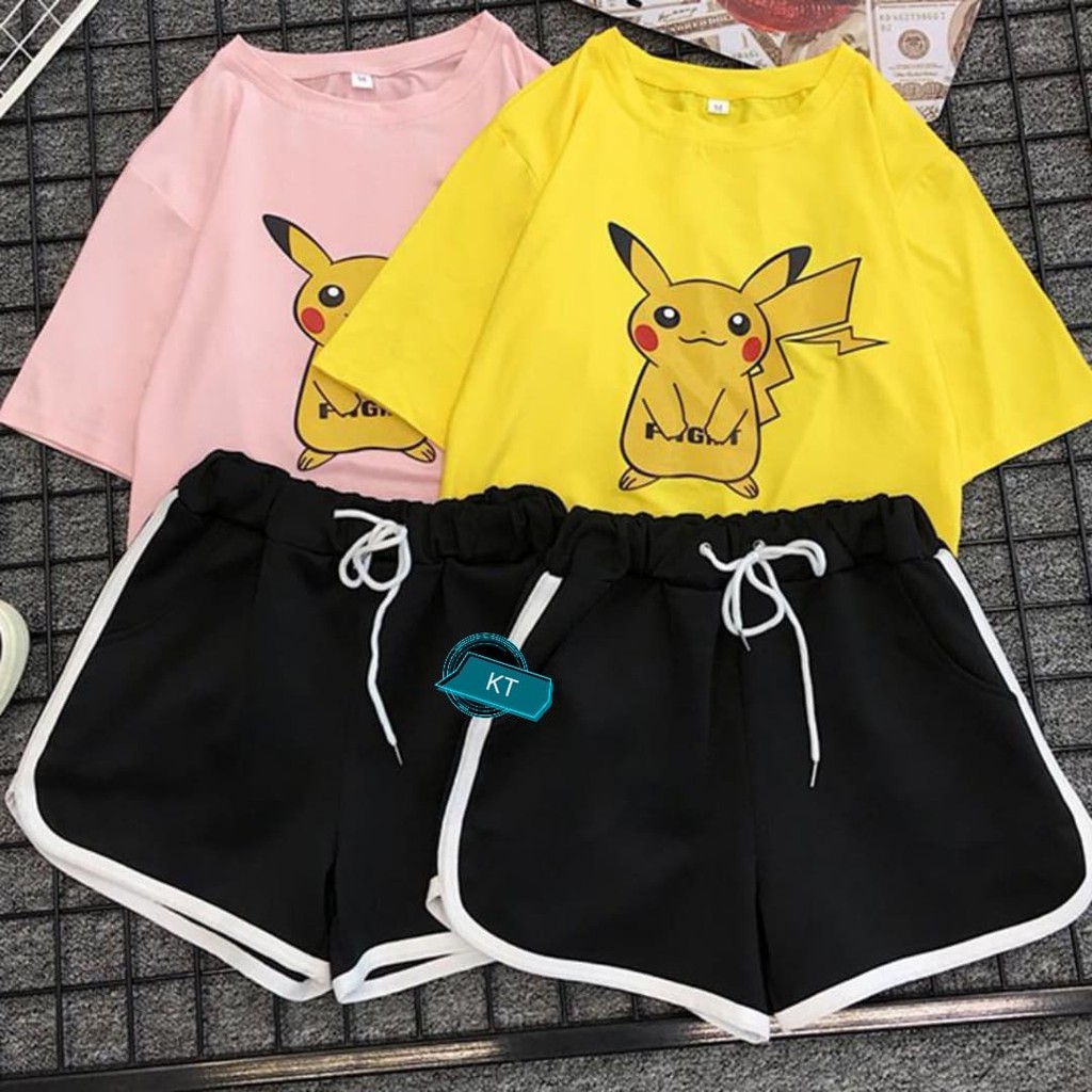 Sét áo phông Pika + quần đùi KTH0720