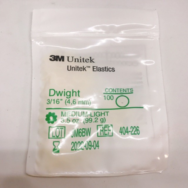 Chun kéo liên hàm 3M Unitek Elastics 100 chun/túi