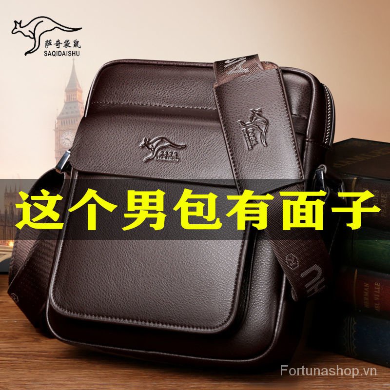 Túi Da Đeo Chéo Thời Trang Công Sở Cho Nam 2021