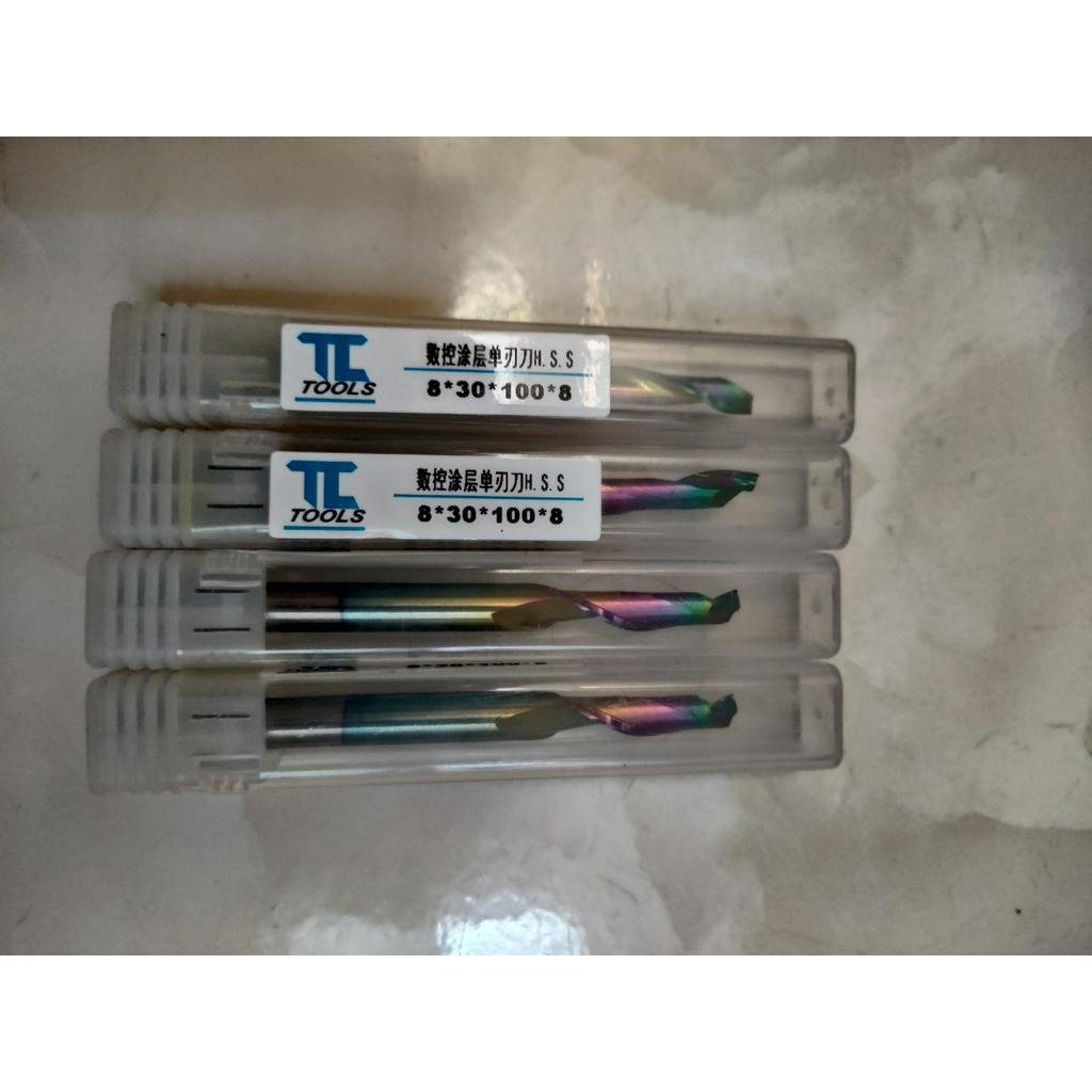 Mũi phay khóa nhôm phi 8 hàng cao cấp của Đức