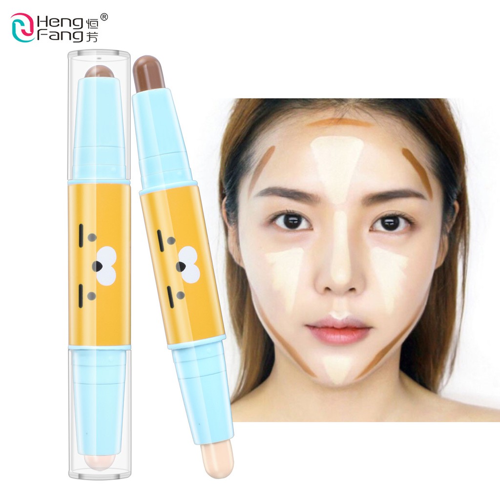 HengFang Three-color Stereo Double Gloss Fixing Stick 3.4g # H8469