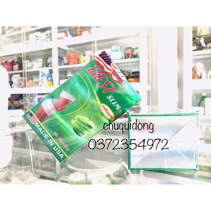 Giảm cân Best slim collagen hộp 40viên