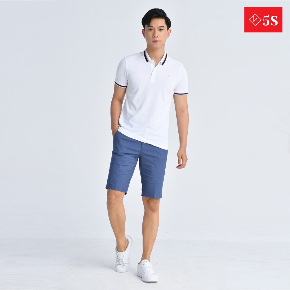 [MUA 2 GIẢM 30K] Áo Polo Nam Có Cổ Ngắn Tay 5S (5 màu), Chất Liệu Siêu Mát, Bền Màu (APC21015-01) | BigBuy360 - bigbuy360.vn