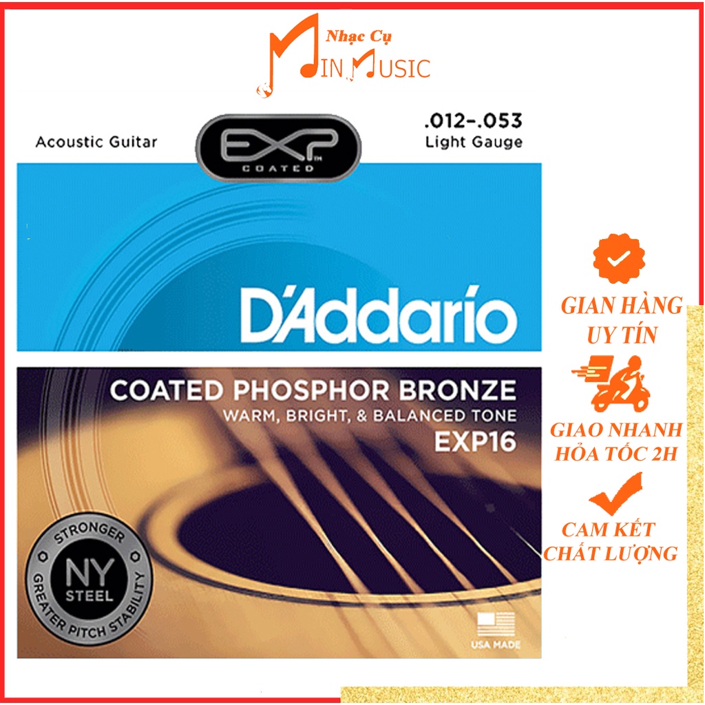 Dây đàn guitar acoustic addario EXP16