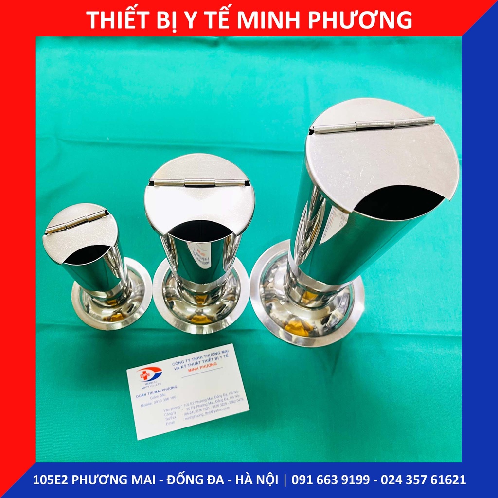 Trụ cắm panh kéo inox có nắp che