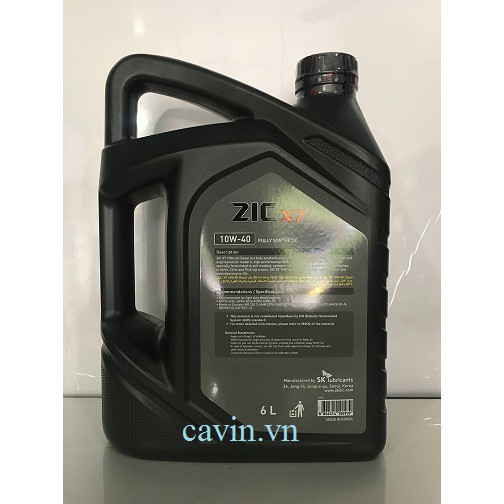 Dầu nhớt Zic X7 10W40 CI-4  cho máy dầu