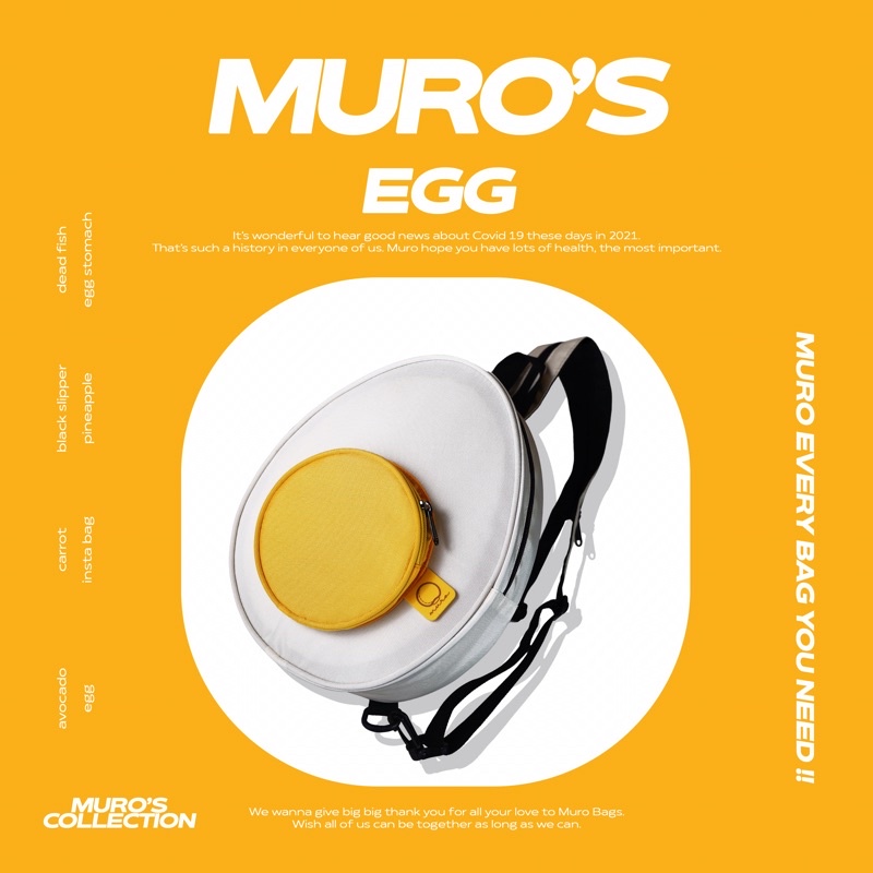 MURO TÚI LÒNG ĐÀO DÂY ĐEO TÍCH HỢP CHÉO VÀ BALO