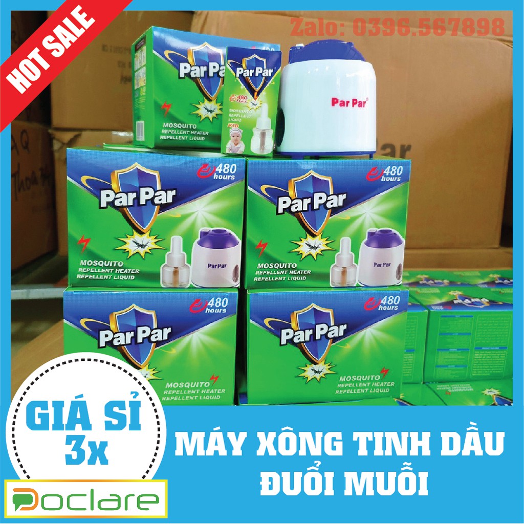 MÁY XÔNG TINH DẦU ĐUỔI MUỖI - TẶNG KÈM TINH DẦU