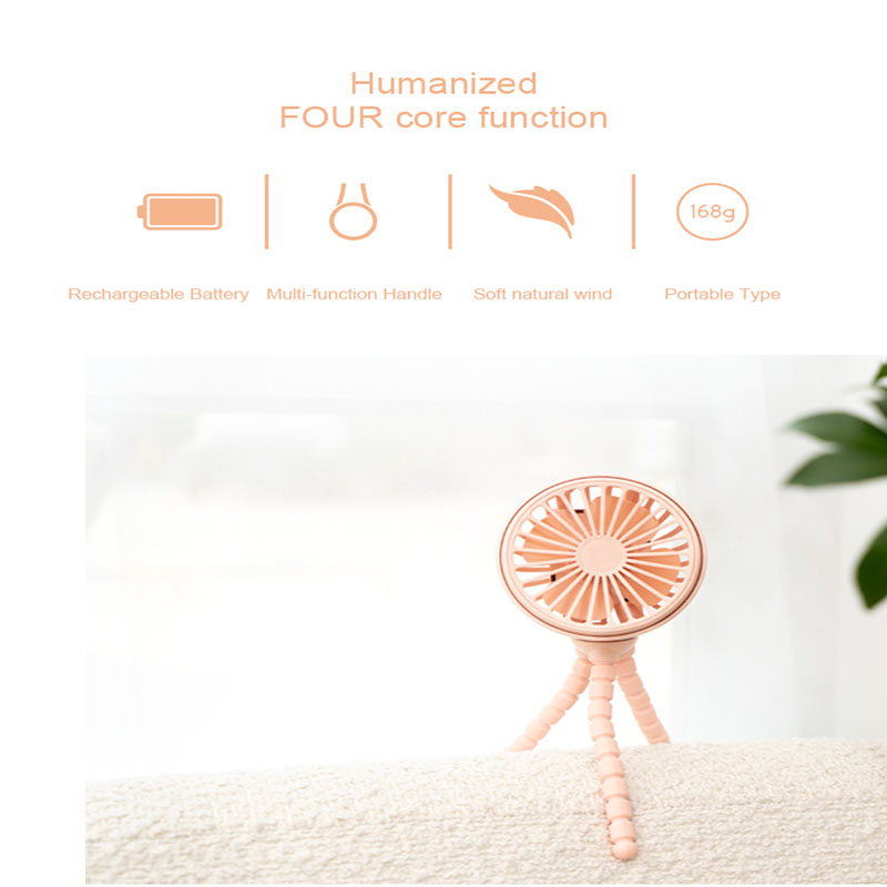 Quạt mini Bàn Mini Quạt cầm tay Quạt xe đẩy di động Quạt cho bé Quạt USB Quạt kẹp có thể sạc lại với chân máy linh hoạt | BigBuy360 - bigbuy360.vn