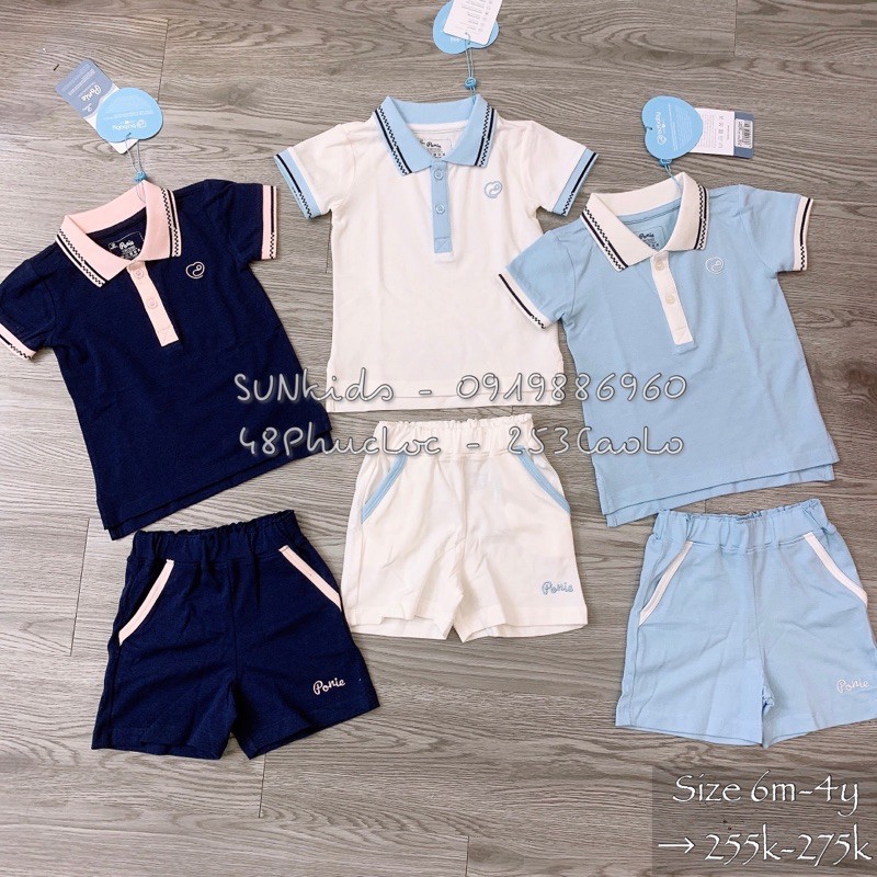 [𝗕𝗨 Đ𝗔̂𝗬 𝟭𝟰𝟵𝗞]Bộ cộc tay Polo Bu Ponie 2021