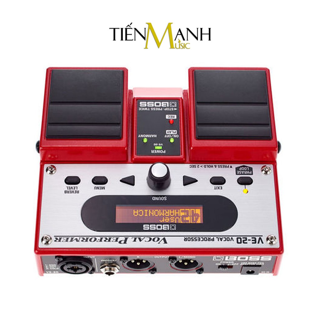 Boss VE-20 Vocal Processor Stompbox Tạo tiếng Bè, Vang vọng và chỉnh Tone, Giọng cho Ca sỹ - Bàn đạp Phơ Guitar VE20