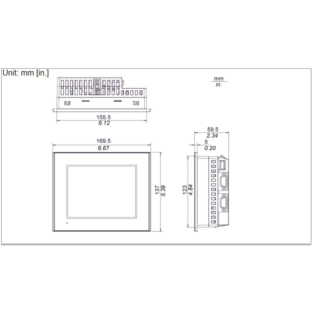 PFXGP4301TADW  MÀN HÌNH CẢM ỨNG HMI PROFACE 5.7 INCH, MÀN HÌNH MÀU