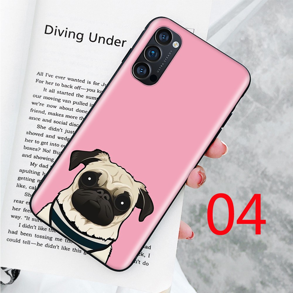 Ốp Lưng Mềm Hình Chú Chó Pug Đáng Yêu Cho Samsung Galaxy A10 A10S A20 A20S A30 A30S A50 A50S A70 A70S M10 M20