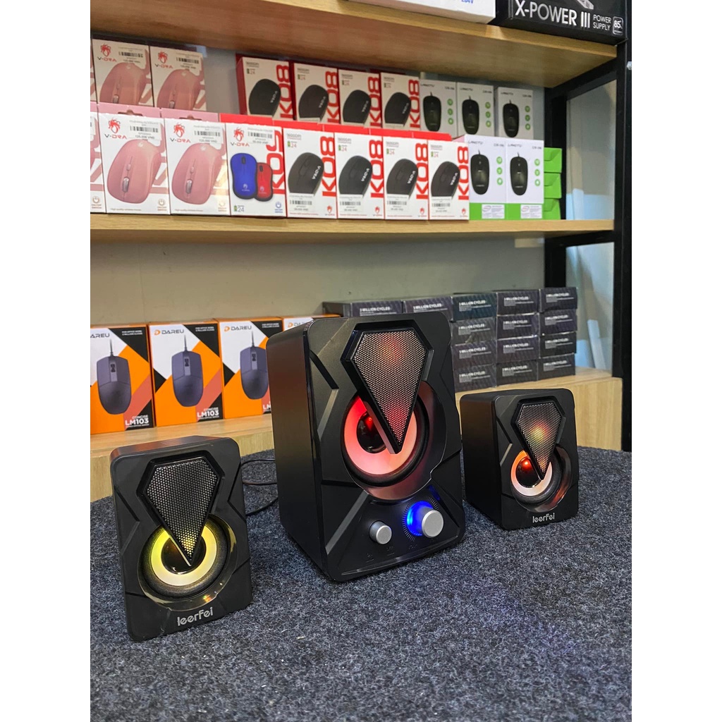Loa Vi Tính 2.1 YST-1306 Bass Siêu Trầm - Led RGB