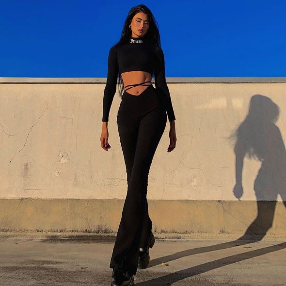 Quần cạp cao có dây thắt eo, ống loe HQD54 - Hỉn Hỉn Store | BigBuy360 - bigbuy360.vn