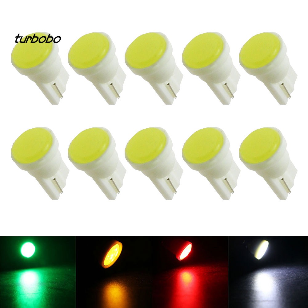10 Bóng Đèn LED 12V T10 W5W Cho Xe Hơi