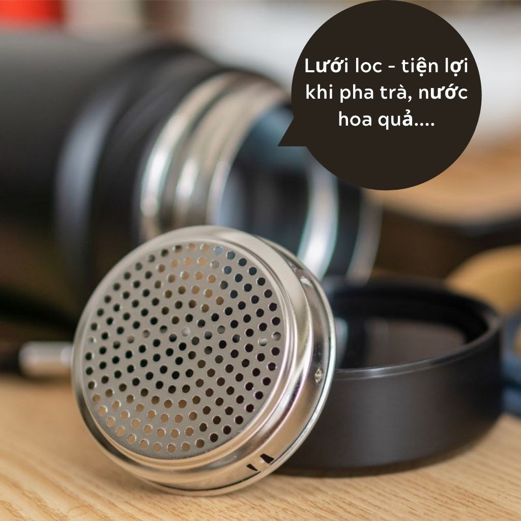 Bình giữ nhiệt cao cấp inox 304 loại 1 lít , Cam kết giữ nhiệt đến 24h