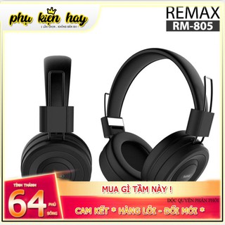 Tai nghe chụp tai có dây Remax RM-805 1 jack 3.5mm