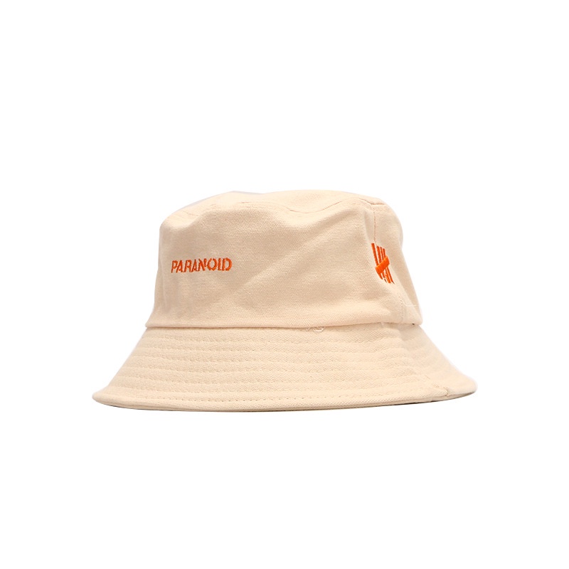 Nón bucket LINJW vải cotton chống nắng phong cách unisex cá tính cho nam nữ