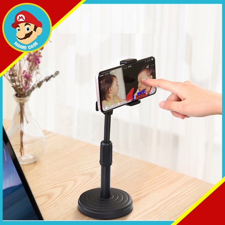 Giá đỡ điện thoại livestream Xoay 360 độ chân đế siêu chắc có thể điều chỉnh độ cao - xem phim, chụp hình, quay video,…