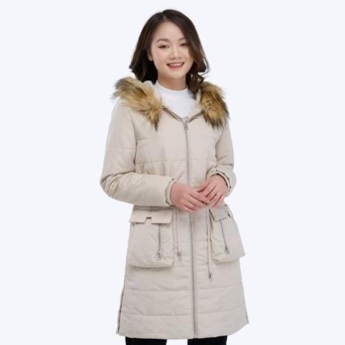 Áo khoác lông vũ Yody nữ dáng dài cõ mũ, áo khoác nữ cao cấp PHN4008 New ^^ ⬆️⬆️ | BigBuy360 - bigbuy360.vn